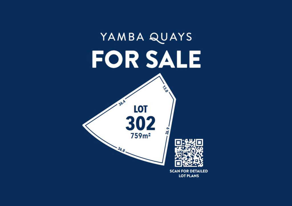 LOT 302 SOLD! Yamba Quays