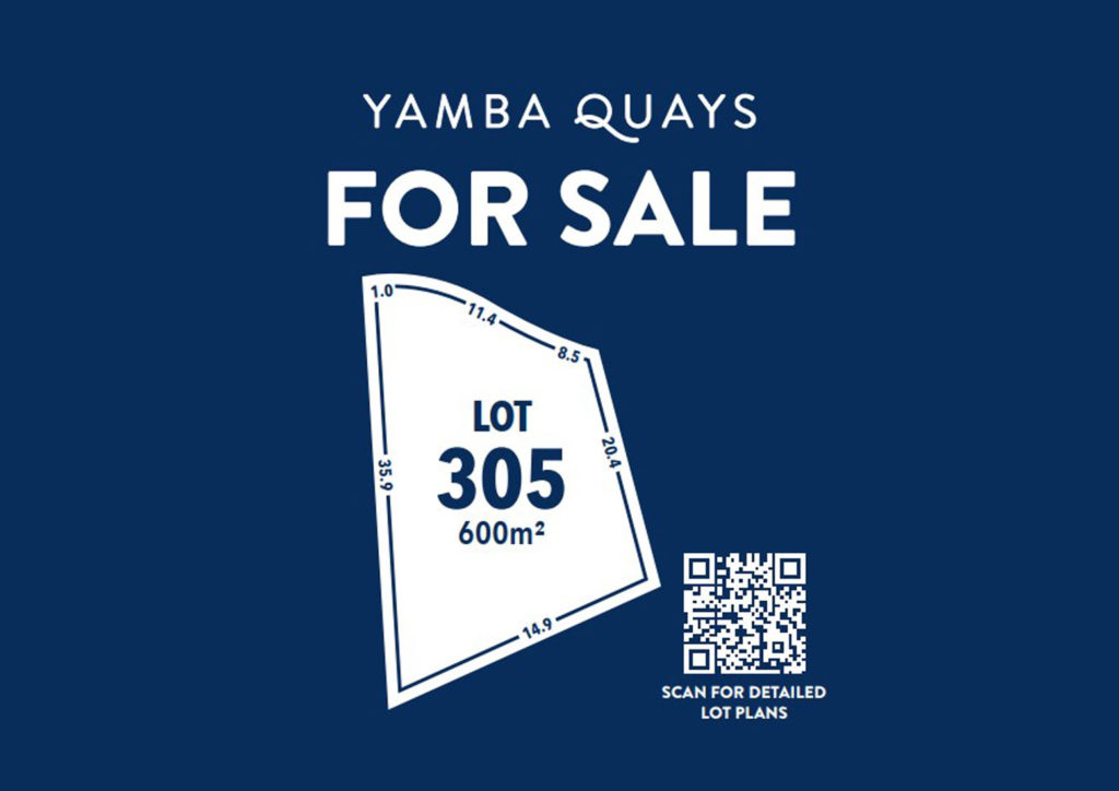 LOT 305 SOLD! Yamba Quays